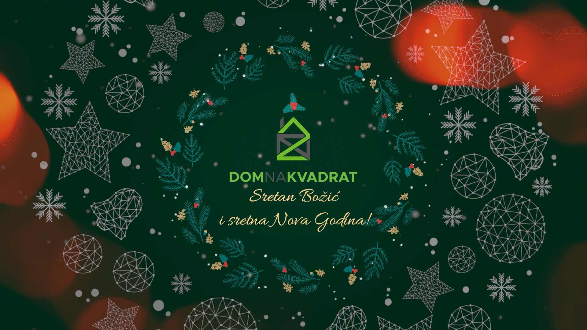 dom na kvadrat bozicna cestitka